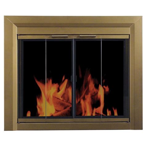 Home depot fireplace doors - Comes fully assembled, only door handles need to be attached. Always keep mesh panels closed and glass doors open when you have a fire going. To ensure correct size, measure the opening width and height of your fireplace before ordering. Fits openings 36 in. W to 43 in. W and 25.5 in. tall to 32.5 in. tall. 